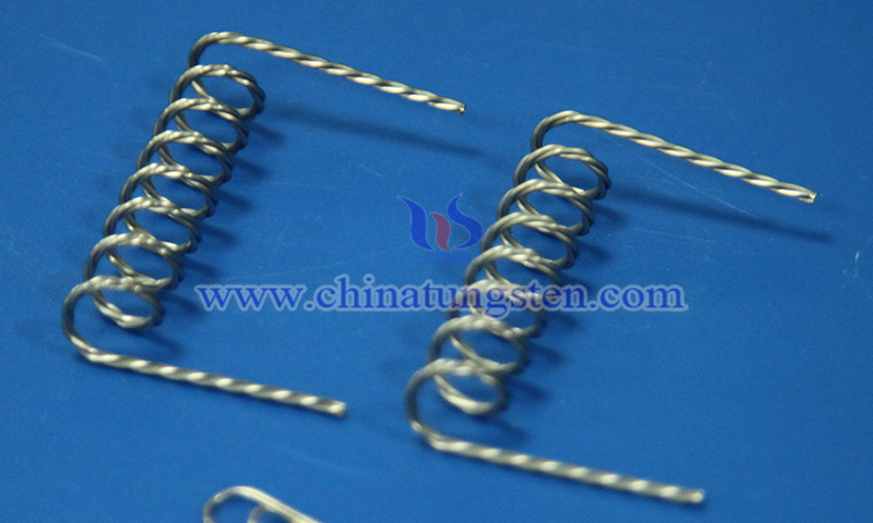 tungsten heater in cathode ray tube aluminum coating picture