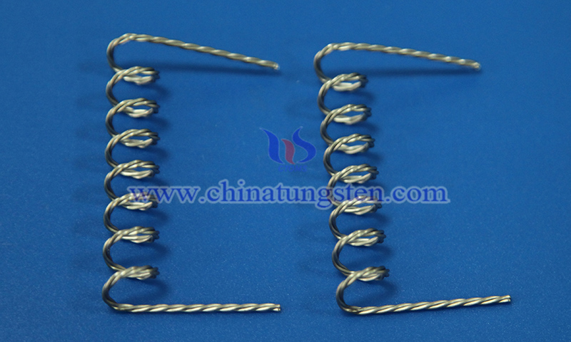 tungsten heater in vacuum electronic device picture